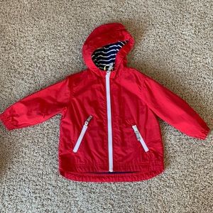 Hanna Anderson size 3T red rain jacket